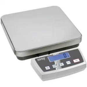 Kern DE 6K1D Parcel scales Weight range 6 kg Readability 1 g, 2g mains-powered, battery-powered, rechargeable Silver