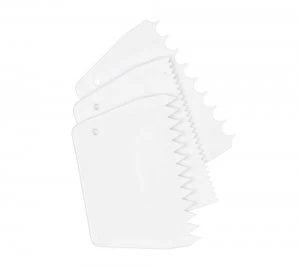 Image of Tala 9740 Patterned Cake Scrapers Pack of 3