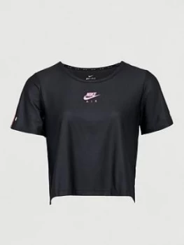 Image of Nike Running Air T-Shirt - Black