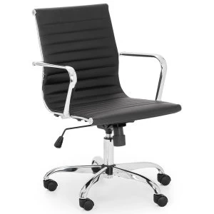 Julian Bowen Gio Black & Chrome Office Chair