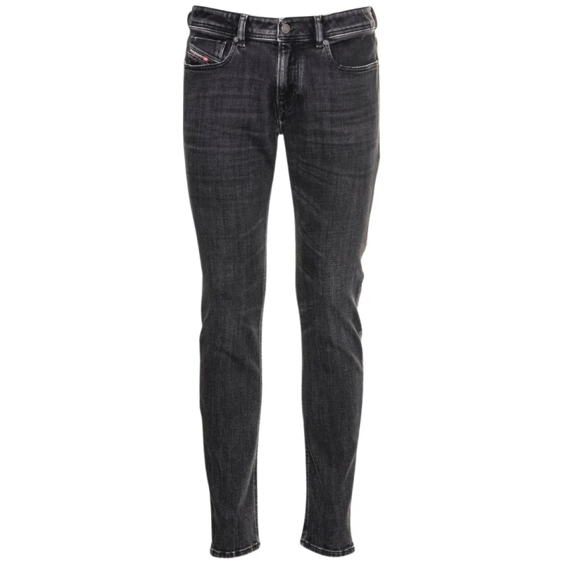 Image of Diesel Mens Sleenker Dark Grey Denim Jeans Size: 31R Grey Male 31R