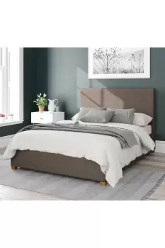 Image of Garland Upholstered Ottoman Storage Bed, Malham Weave Fabric
