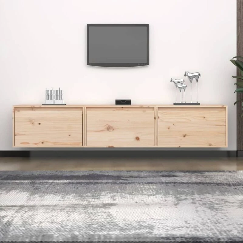 Image of VIDAXL TV Cabinets 3 pcs Solid Wood Pine Vidaxl 8720286927311