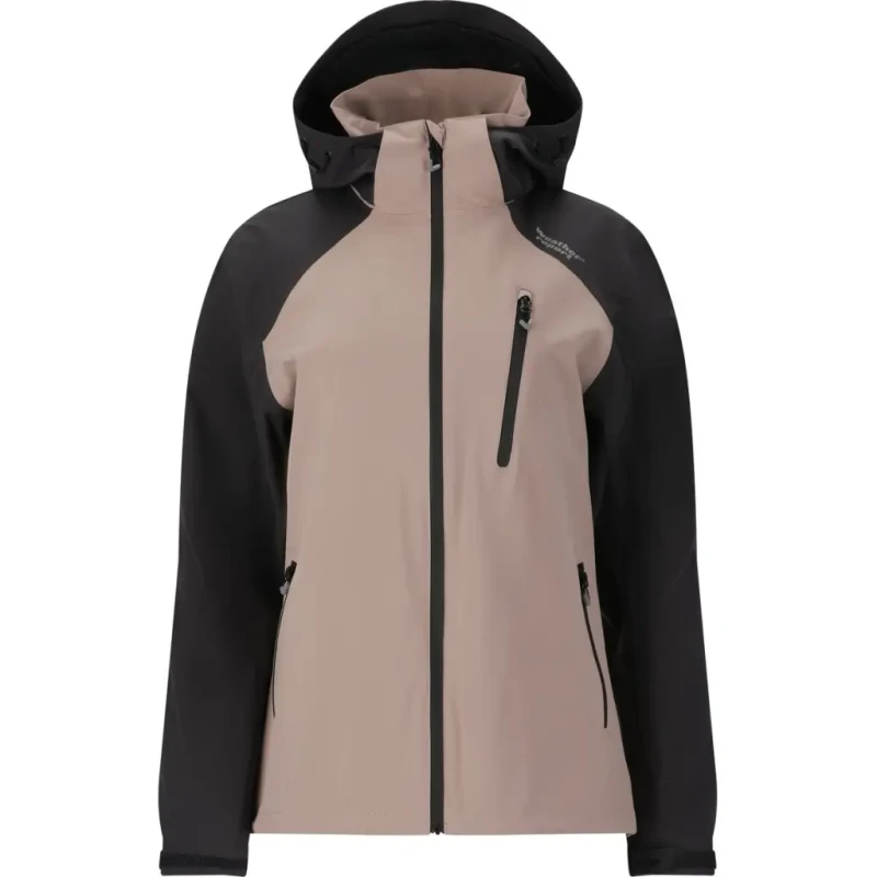 Image of Weather Report Womens waterproof jacket Weather Report Camelia 15000 Beige Female 36