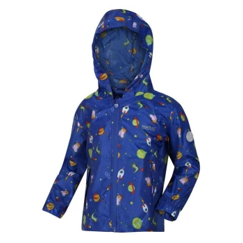 Image of Regatta Peppa Pig Waterproof & Breathable Pack-It Jacket - Surf Spray