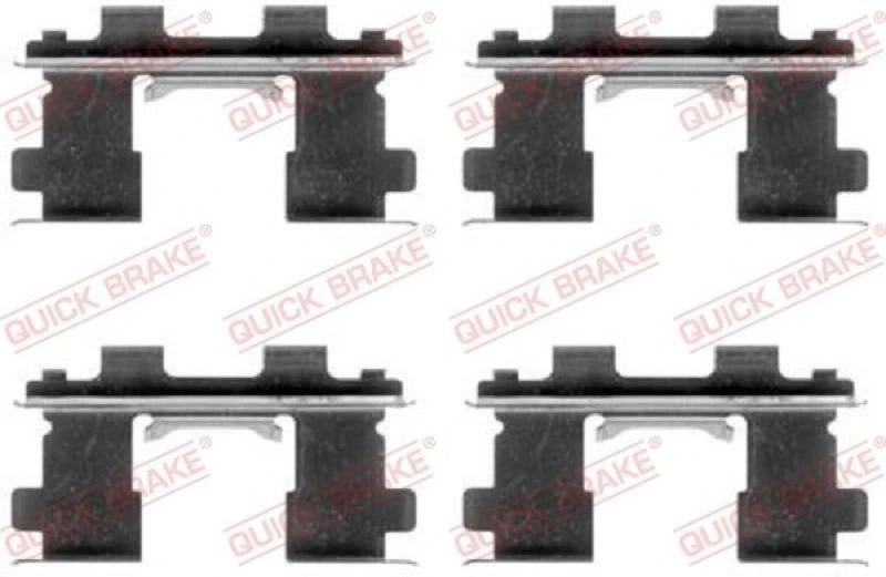 Image of QUICK BRAKE Brake pad fitting kit QUICK BRAKE 109-1253