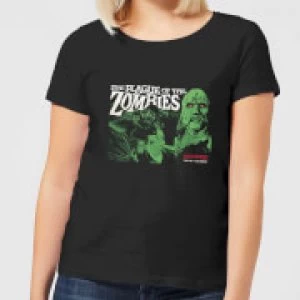 Image of Hammer Horror Plague Of The Zombies Womens T-Shirt - Black