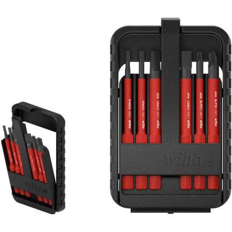 Image of Wiha Wiha VDE Interchangeable bits set 6 Piece Slot, Pozidriv, Phillips 43160