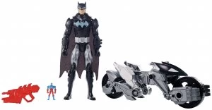 image of Justice League Action Batman Transforming Batcycle.