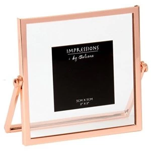 image of 2" x 2" - Impressions Copper Finish Floating Frame