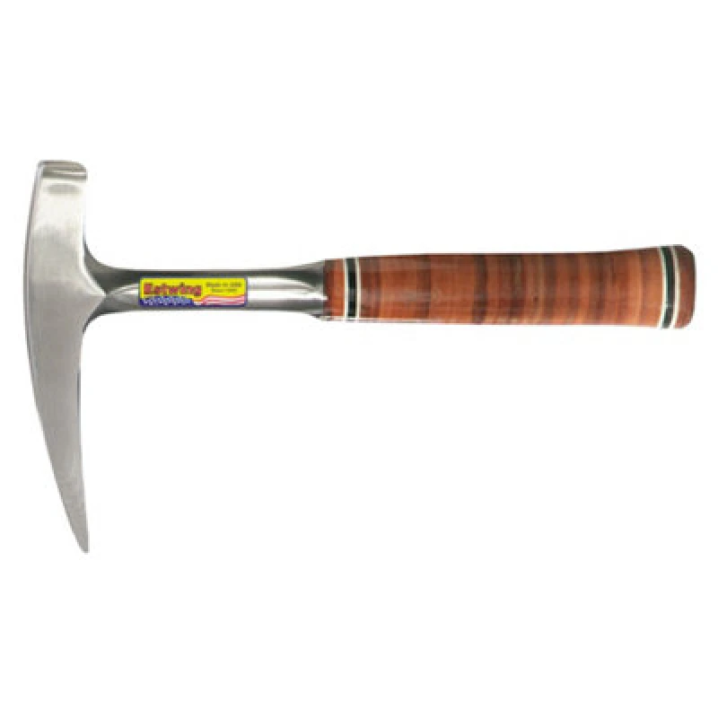 Image of Draper 23584 Estwing E30 Pointed Tip Rock Pick With Leather Grip, 22Oz/616G