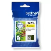 Image of Brother LC422XLY High Capacity Yellow Ink Cartridge (Original)