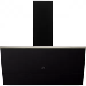 image of AEG DVB5860B 80cm Angled Chimney Cooker Hood