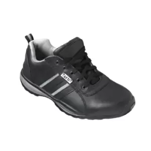 Image of Dennys Unisex AFD Steel Toe Cap Safety Trainer / Footwear (46 EUR) (Black/Grey)