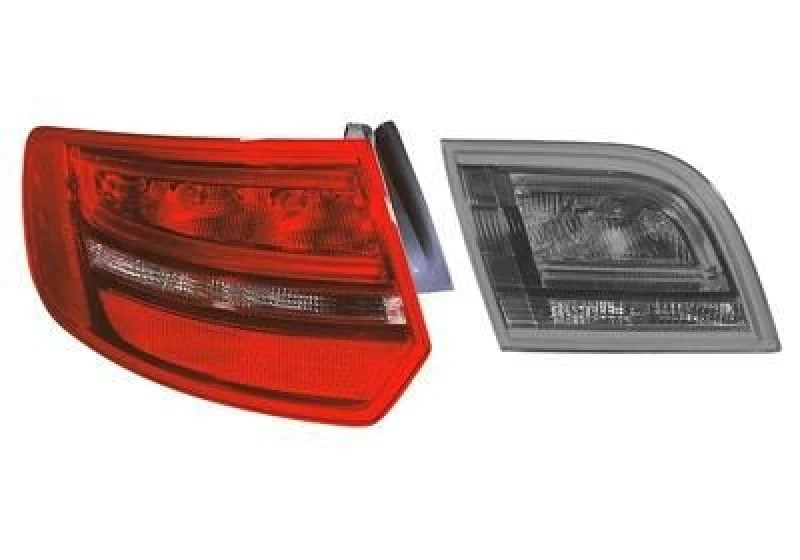 Image of VAN WEZEL 0334925 Rear light Outer section, with bulb holder, Left Combination Rearlight (391)