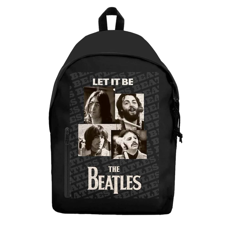 Image of The Beatles Mens Let It Be Backpack in Black Male