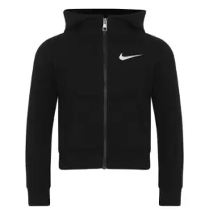 image of Nike Club Zipped Hoodie Infants - Black