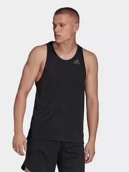 Image of adidas Heat.rdy Hiit Tank Top, Black Size XL Men