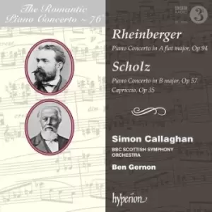 image of Rheinberger Piano Concerto in A-flat Major Op 94/Scholz / by Joseph Rheinberger CD Album