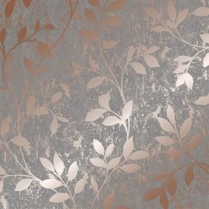 Graham & Brown Superfresco Colours Milan Trail Wallpaper - Rose Gold