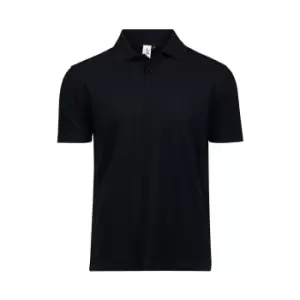 Image of Tee Jays Mens Power Polo Shirt (4XL) (Black)