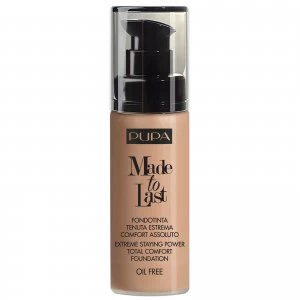 Image of PUPA Made To Last Extreme Staying Power Total Comfort Foundation (Various Shades) - Golden Beige