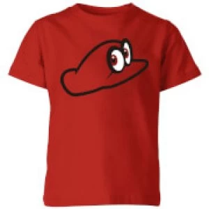 Image of Nintendo Super Mario Odyssey Cappy Kid's T-Shirt - Red - 11-12 Years