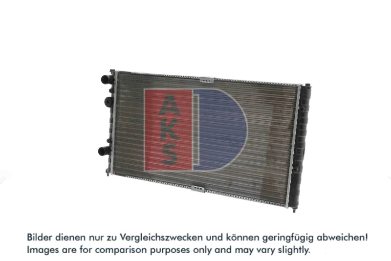 Image of AKS DASIS 040038N Engine radiator Aluminium, Mechanically jointed cooling fins Radiator,engine cooling (470)