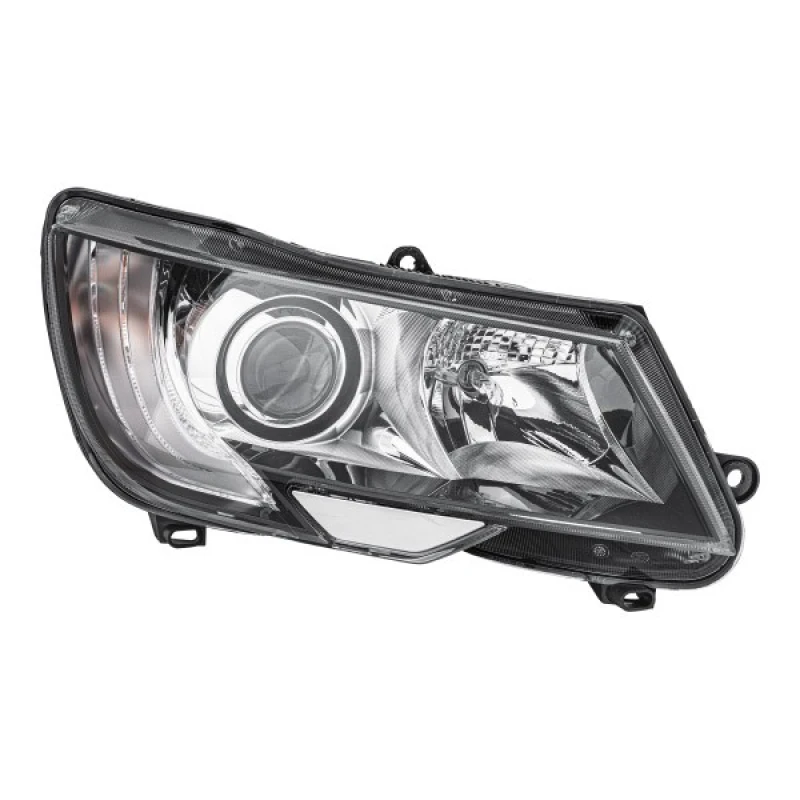 Image of HELLA 1EL 011 314-321 Headlights PSY24W, Right, with motor for headlamp levelling, Halogen Headlight (259)