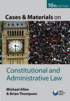 Image of Cases and Materials on Constitutional and Administrative Law by Michael Allen Paperback
