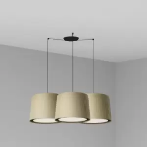 image of Samba Triple Cylindrical Cluster Drop Light Beige, E27