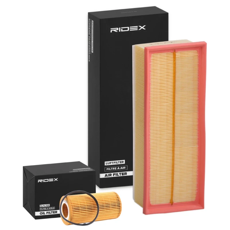 Image of RIDEX 4055F1144 Filter Set with gaskets/seals, with pre-filter Filter Set (4055)