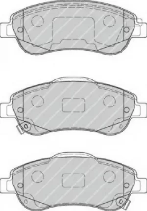 Image of Ferodo FDB4228 Brake Pad Set Front Axle Premier Car