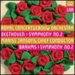 image of Beethoven/Brahms - Symphony No. 2 In D Major, Op. 36 & 73 [SACD/CD Hybrid] (Music CD)