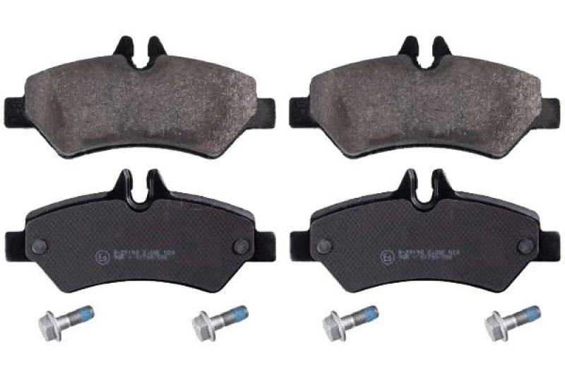 Image of SWAG 30 91 6735 Brake pad set Rear Axle, prepared for wear warning indicator, with bolts/screws Brake Pad Set,disc brake (402)
