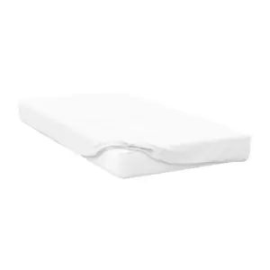 image of Belledorm Percale Extra Deep Fitted Sheet (4ft) (White)