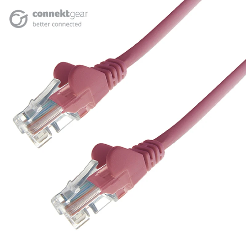Image of connektgear 0.5m RJ45 CAT6 UTP Stranded Flush Moulded LS0H Network Cab