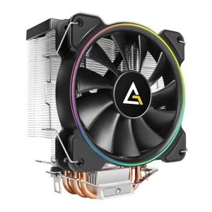 image of Antec A400 RGB Heatsink & Fan, Intel & AMD Sockets, Silent RGB PWM Fan, Direct-Touch Heat Pipes