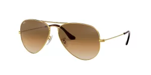 image of Ray-Ban RB3025 Sunglasses Gold 001/51 58mm