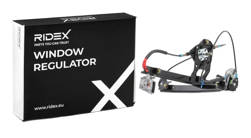 Image of RIDEX 1561W0121 Window regulator Left Front, Operating Mode: Manual, without electric motor Window Winder (1561)