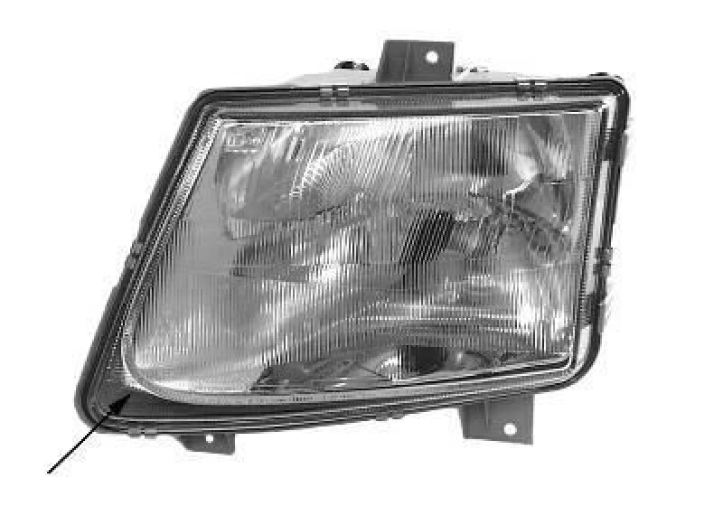 Image of VAN WEZEL Headlight VAN WEZEL 3079961