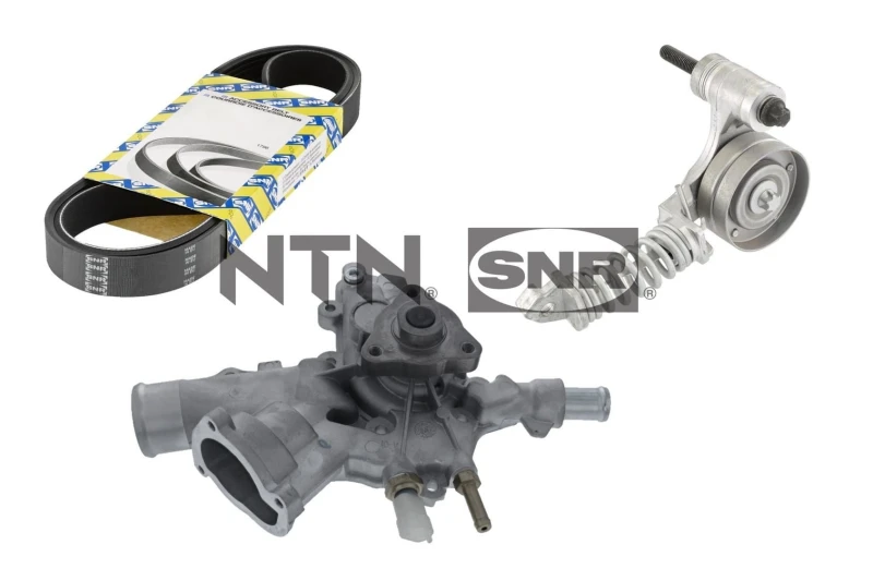 Image of Water Pump + V-Ribbed Belt Kit SNR KAP853.020