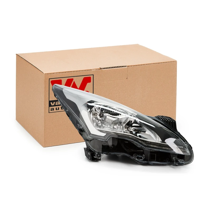 Image of VAN WEZEL 4077962V Headlights H7/H7, Right, with motor for headlamp levelling Headlight (259)