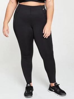 image of Nike Training Sculpt Victory Legging (Curve) - Black, Size 22-24=2X, Women