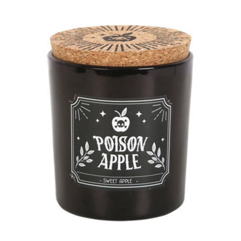 Image of Something Different Something Different Poison Apple Sweet Apple Scented Candle in White White One Size Unisex 5063470012244