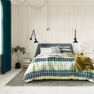 Image of Helena Springfield Clara Duvet Cover and Pillowcase Set Green