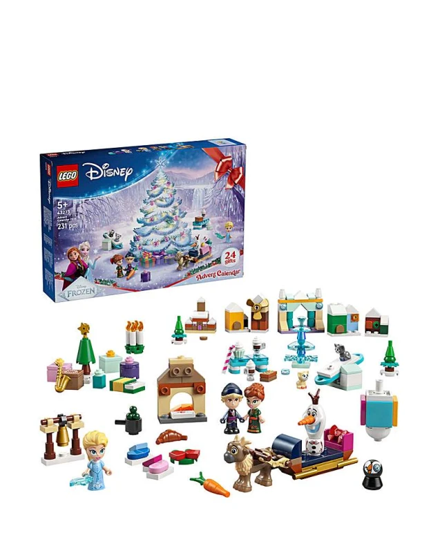 Image of LEGO Disney Frozen Advent Calendar 2025 Fantasy Toy Building Kit 43273