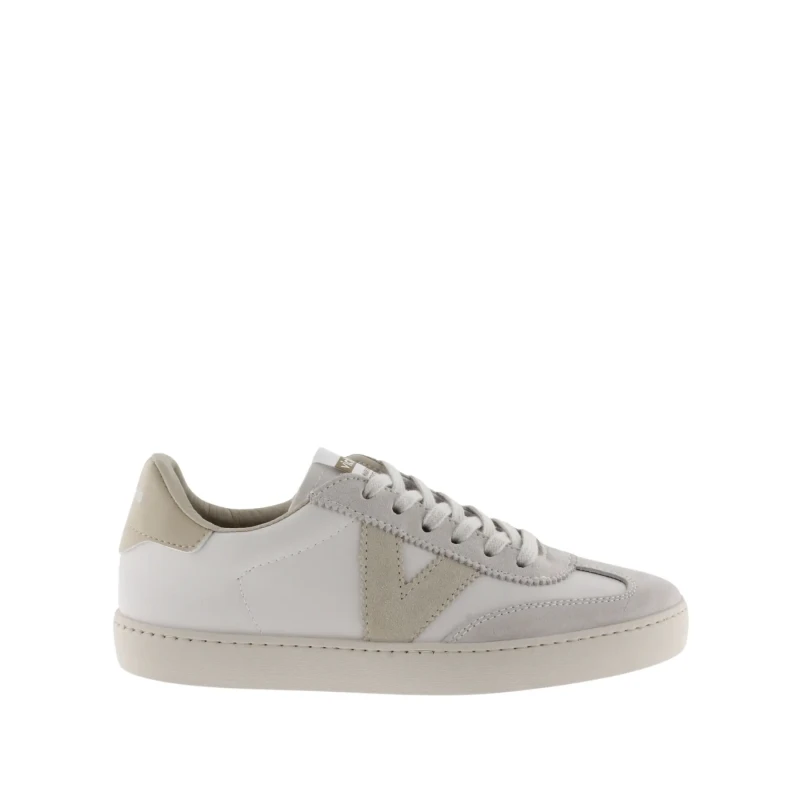 Image of Victoria Womens leather and crust leather effect Trainers Victoria Berlin Ciclista Blanc Female 36