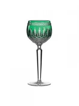 image of Waterford Clarendon Emerald Hock Glass Set of 2