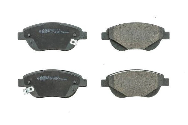 Image of AISIN BPFI-1045 Brake pad set Premium ADVICS by AISIN with acoustic wear warning Brake Pad Set,disc brake (402)
